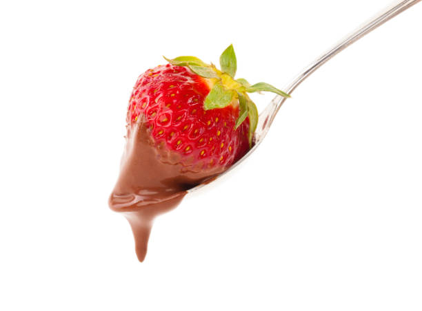 istock beautiful delicious strawberry with chocolate 875834412