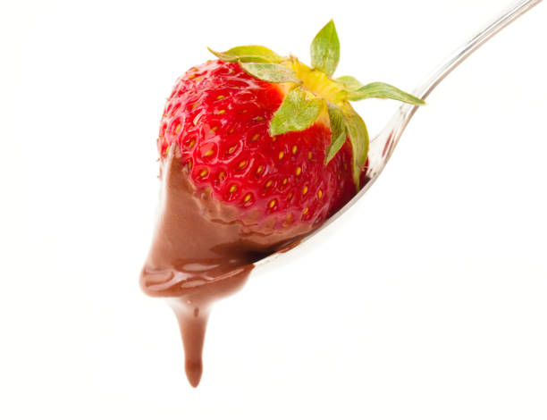 istock beautiful delicious strawberry with chocolate 875834430