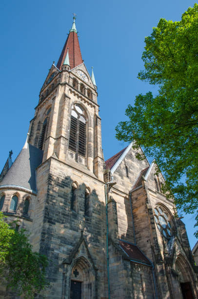 istock Ilsenburg church in Germany 875834932
