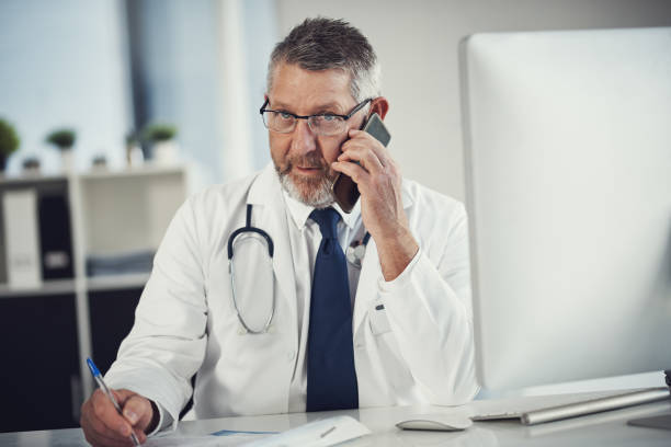 istock Keeping in regular contact with his patients 875835844