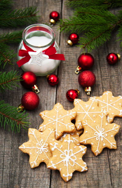 istock Christmas ginger and honey colorful cookies 875842164