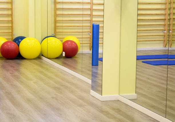 istock Colored balls for gymnastics and pilates classes 875844304