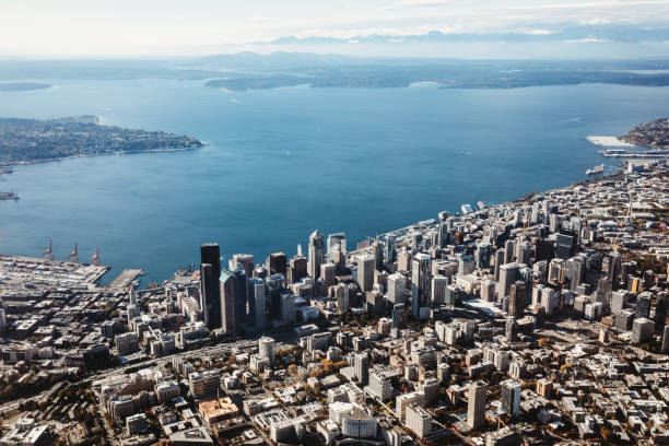 istock Seattle Washington Cityscape From the Air 875853218