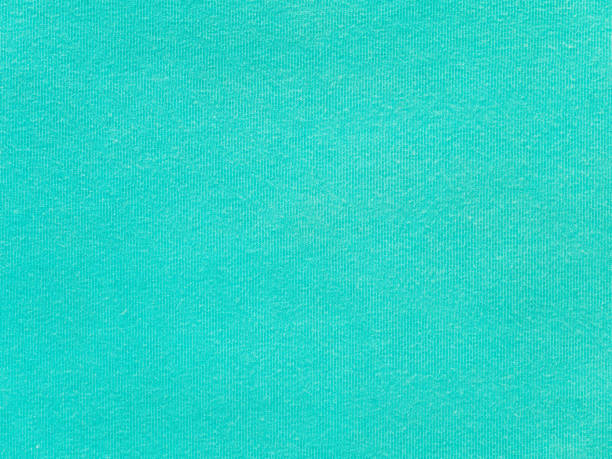 istock Bright turquoise cotton knitwear fabric texture swatch 875856232