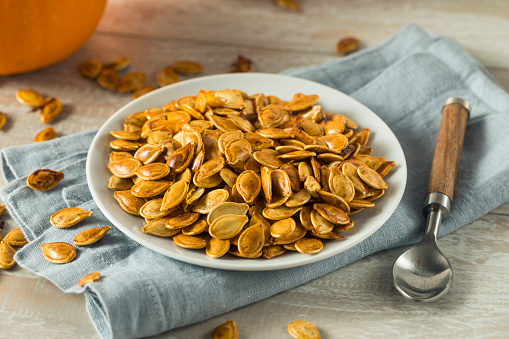 Homemade Roasted Spiced Pumpkin Seeds