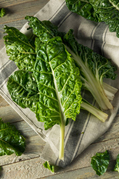 istock Raw Organic Green Swiss Chard 875879968