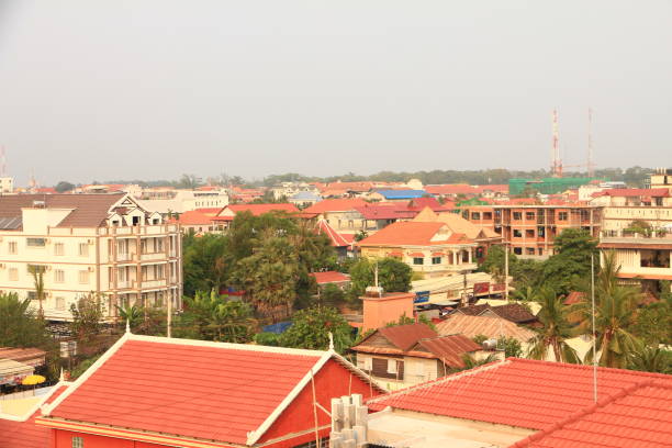 istock Cityscape of Siem Reap, Cambodia 875910022