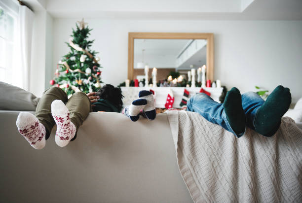 People are enjoying Christmas holiday