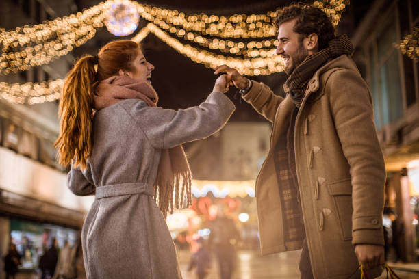 istock Christmas joy of shopping 875914092