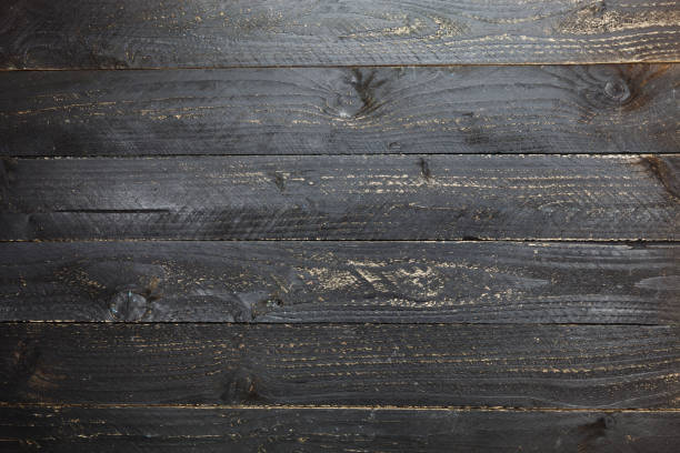 istock Black Wooden plank for design and  background,nature texture for add your text or graphic design 875937156