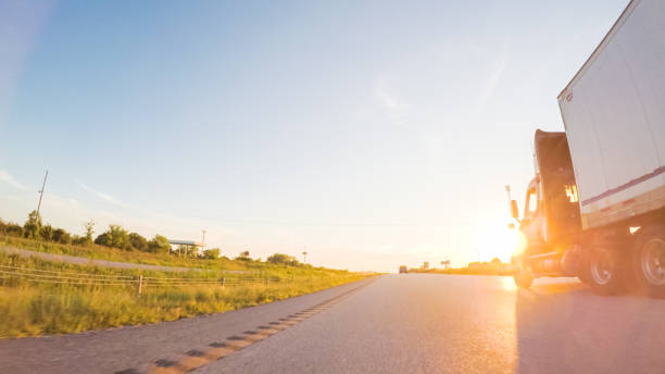 istock Driving West on Interstate highway 70 through Missouri. 875940334