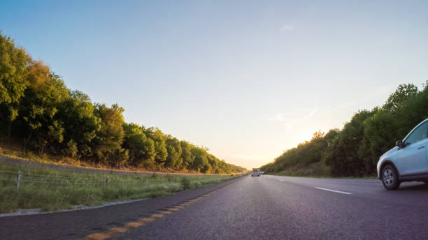 istock Driving West on Interstate highway 70 through Missouri. 875940734