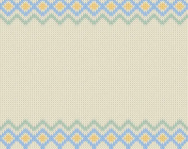 Seamless knitting pattern. Real seamless pattern can assign to bo pattern for paint bucket tool.