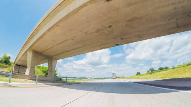 istock Driving West on Interstate highway 70 through Missouri. 875941668
