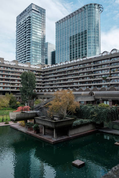 istock Barbican Centre architecture in London, England 875952290