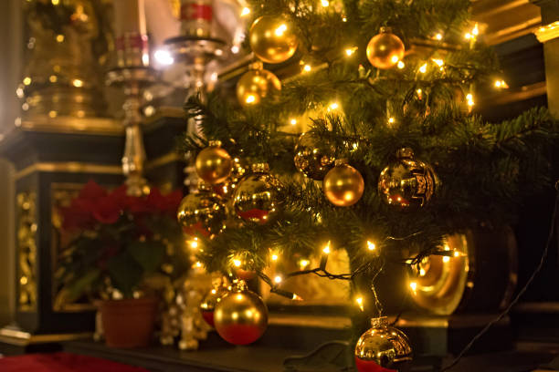 istock Details of Christmas tree. 875952742