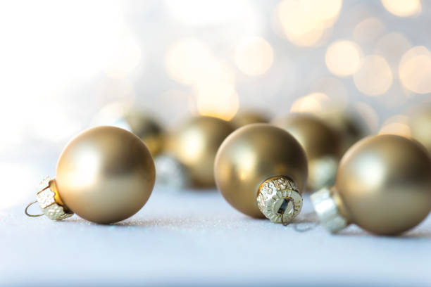 istock Golden Christmas Ball 875977308