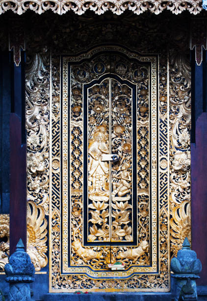 istock Bali gold door detail 875983402