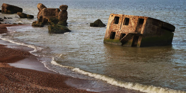 istock Abandoned old northern fortress. 875984566