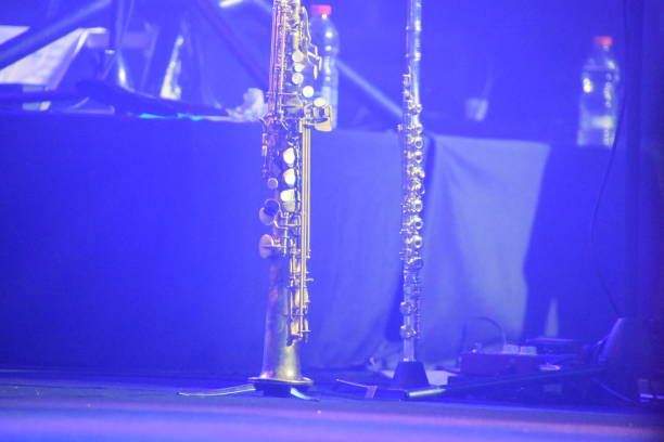 istock A musician plays saxophone in concert 875992382