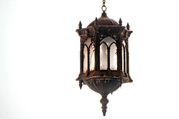 istock Vintage oriental lantern in Indian style 875992448