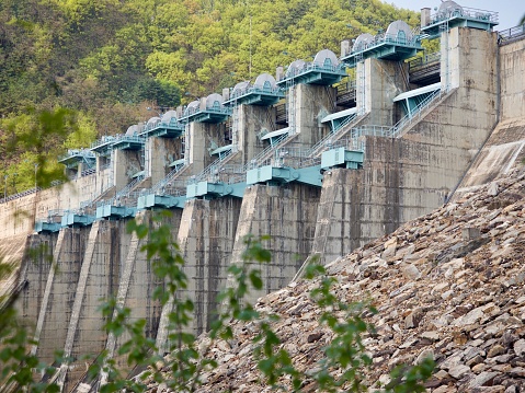 Koreas Hydroelectric Power Station Daecheong Dam Stock Photo Download Koreas Hydroelectric Power Station Daecheong Dam Stock Photo Download