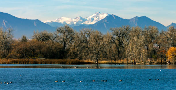 istock Beautiful lake in Colorado. 876022416