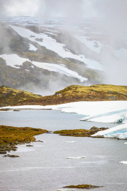 istock Snowy mountains in Norway 876026346