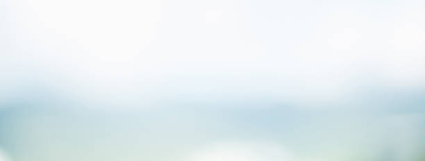 istock Abstract simple clean blur white gray and light blue banner background 876037346