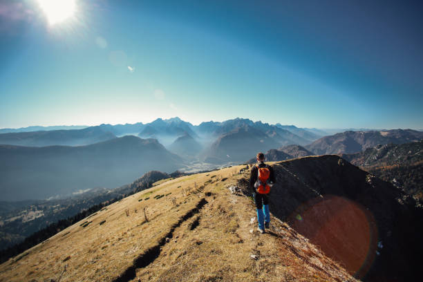 istock Hiking man in Slovenian Alps 876045992