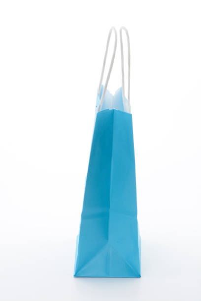 istock Bag for the purchase of blue paper 876056694