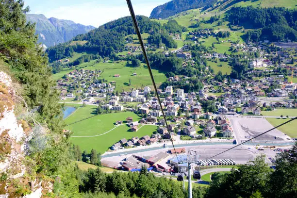 Small village and Cable car .