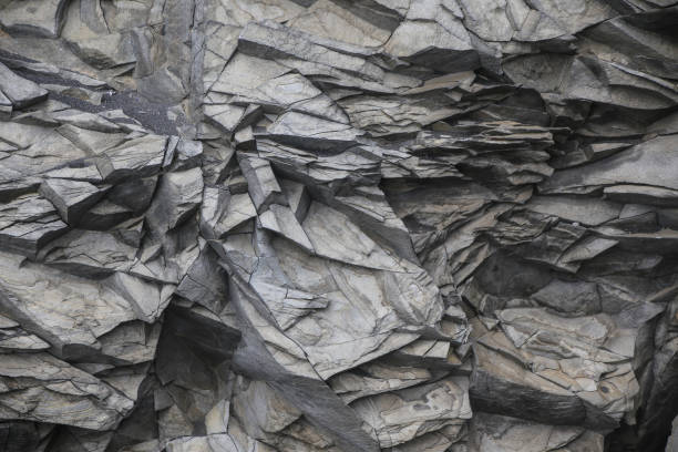 istock Beautiful basalt formations on Reynisfjara beach in Iceland 876067796