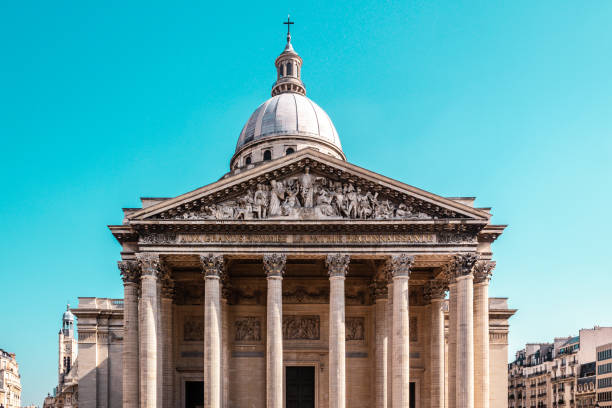 pantheon in paris, frankreich - pantheon paris paris france france europe stock-fotos und bilder