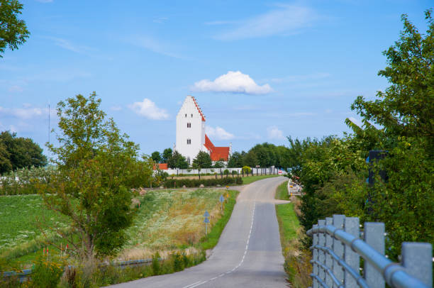 istock Road towards church of Kastrup 876071722