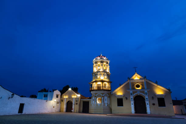istock Blue hour at the Santa Barbara Church 876082244