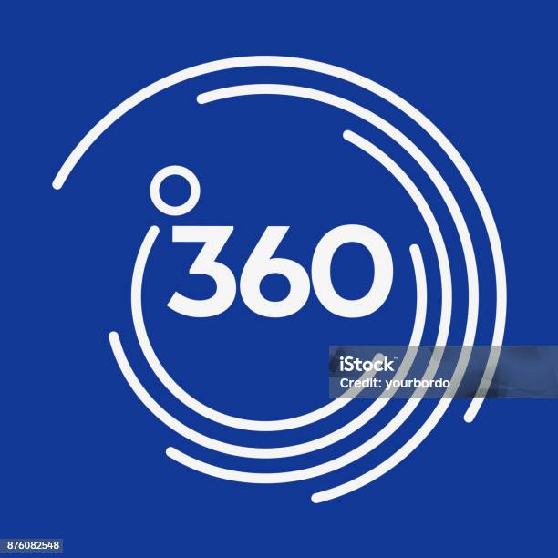 Corporate Kreissymbol 360 Vektor Stock Vektor Art und mehr Bilder von 360-Grad-Panorama - 360-Grad-Panorama, Logo, Kreis