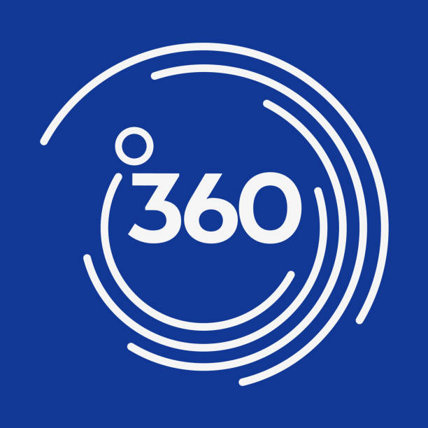 360 vector corporate circle symbol 360 vector corporate circle symbol 360 degree view stock illustrations