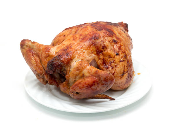 istock grilled chicken on a plate on a white background 876085458