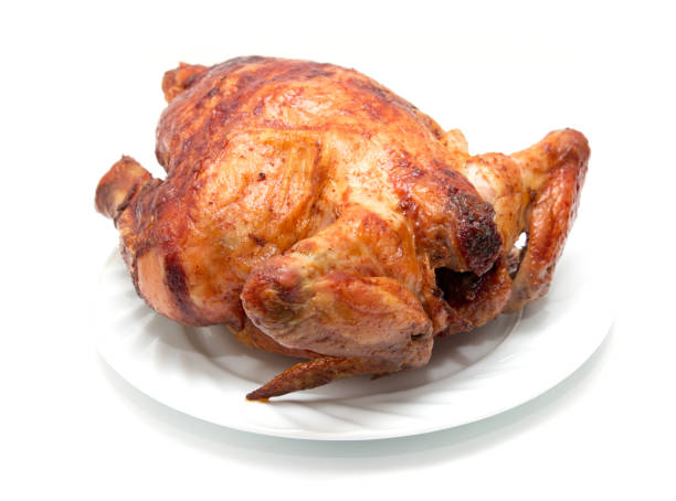 istock grilled chicken on a plate on a white background 876085568