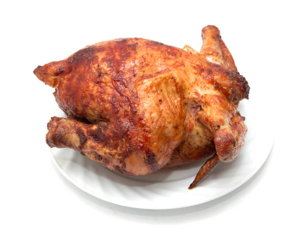 istock grilled chicken on a plate on a white background 876085622