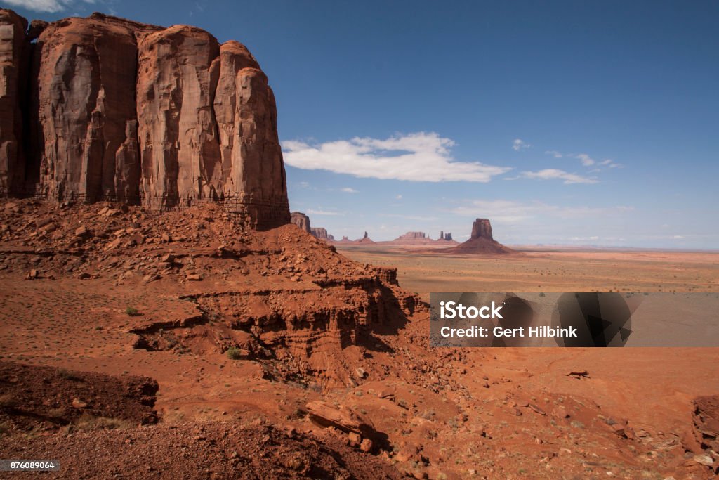 Monument Valley Monument Valley Navajo Tribal Park Tse'Bii'Ndzisgaii Arizona Stock Photo