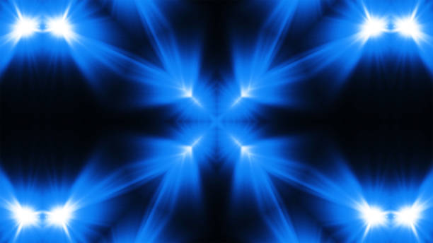 istock digital lens flare kaleidoscope with bright light in black background for texture and material 876089860
