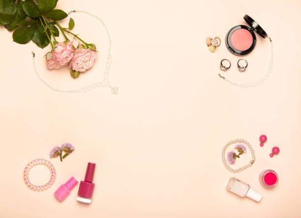 istock Fashionable Women's Cosmetics and Accessories 876090964