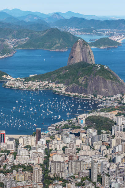 istock Rio de Janeiro with Sugarloaf and Guanara Bay 876096724
