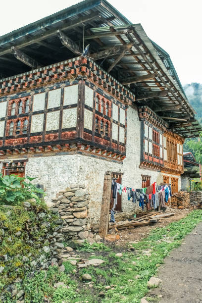 istock Traditional Bhutanese architecture in Bumthang, Bhutan 876098300