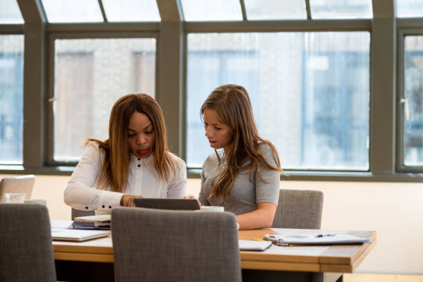 istock Two businesswomen 876099590