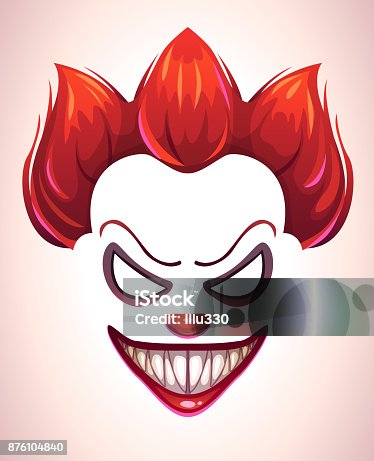 4,309 Creepy Clown Illustrations & Clip Art - iStock | Creepy clown face