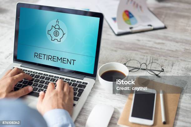 Retirement Concept Stock Photo - Download Image Now - Pension, Savings, Retirement