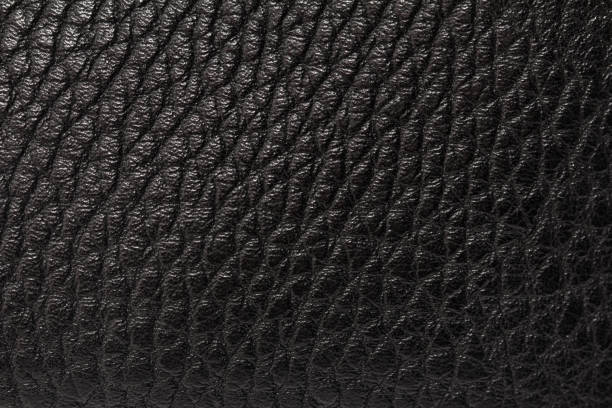 istock background of black leather. macro 876130578